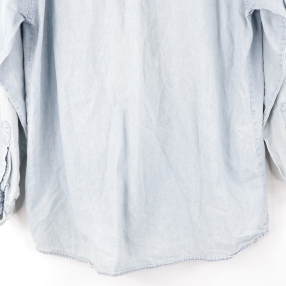 Vintage 90s NASCAR Jeff Gordon Denim Shirt Blue - Picture 8 of 8